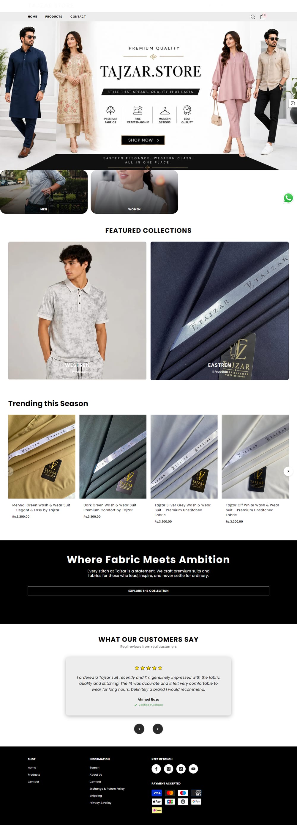 Tajzar website